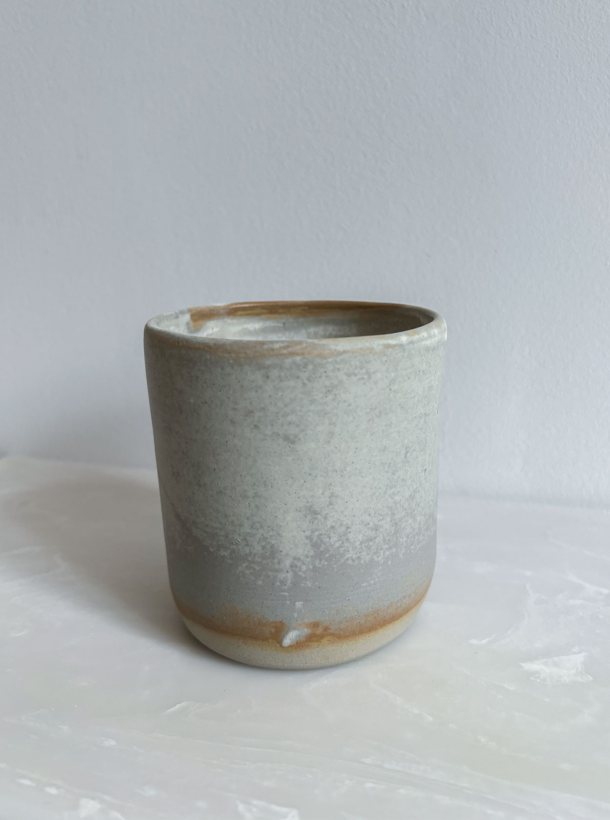 Kubek rustykalna biel